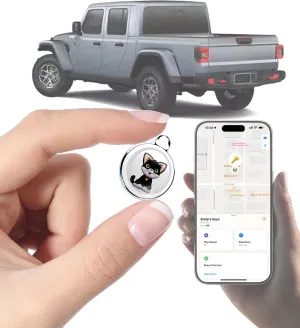 GPS Tracker for Vehicles No Monthly Fee - No Subscription Required Car GPS Portable Real Time Tracking Device Full Global Coverage, Available for Android and iOS Crowd-Sourced Location Update