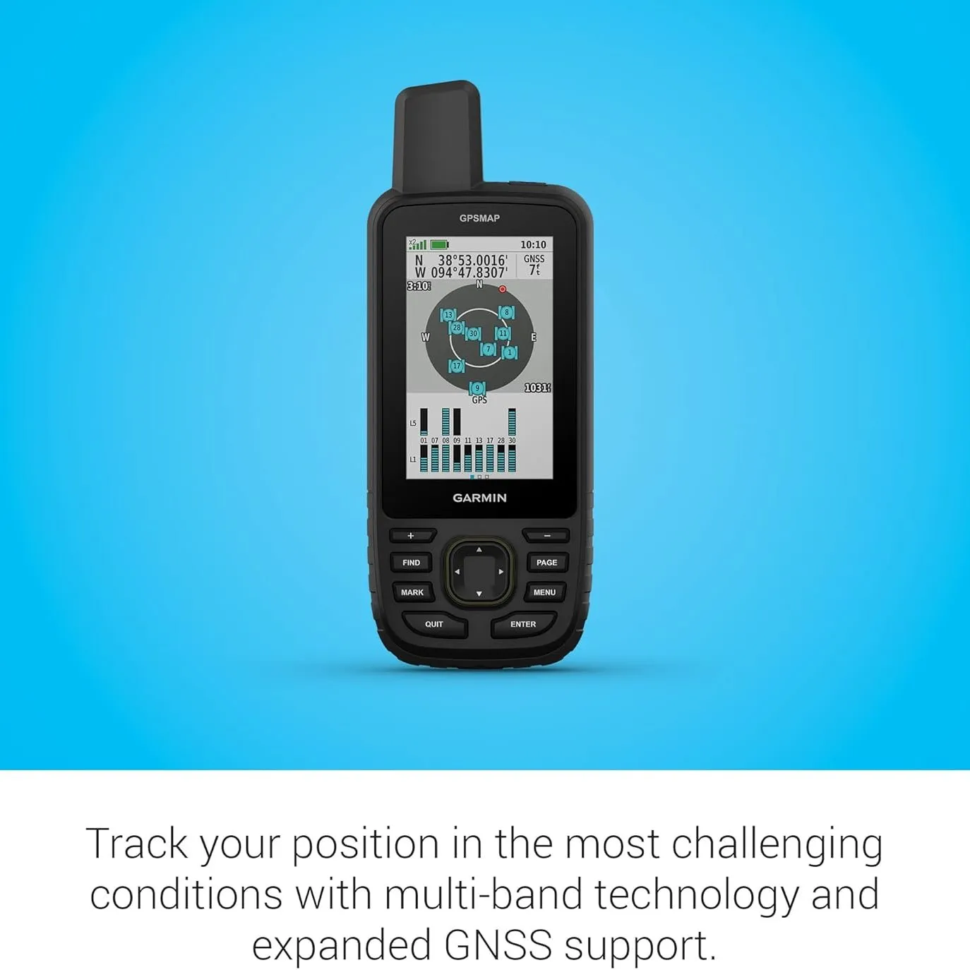 GPSMAP 67 Series Handheld GPS and Satellite Communicator with Interactive SOS