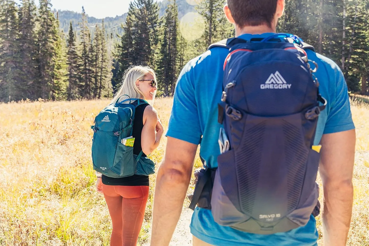 Gregory Sula 8 H2O Unisex Day Hiking/Backpacking Hydration/Mountain Biking Backpack, 3L Water Reservoir/Bladder Included, One Size Fits All, Antigua Green