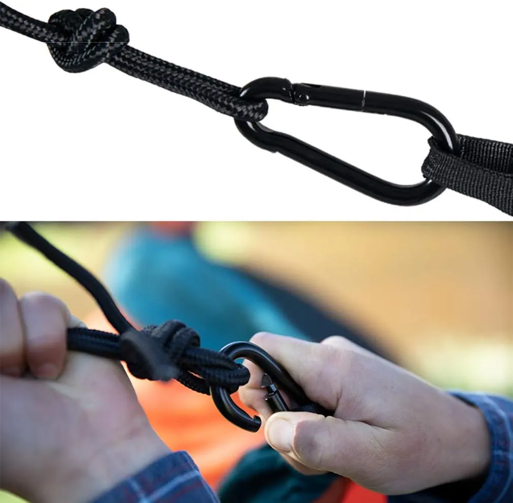 Hammock Adult Camping Outdoor Backpacking Travel Survival Garden Swing Hunting Sleeping Bed Portable Hammock with 2 Carabiner