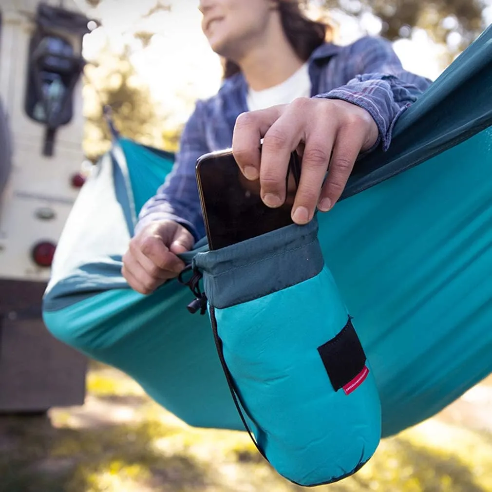 Hammock Adult Camping Outdoor Backpacking Travel Survival Garden Swing Hunting Sleeping Bed Portable Hammock with 2 Carabiner