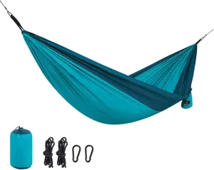 Hammock Adult Camping Outdoor Backpacking Travel Survival Garden Swing Hunting Sleeping Bed Portable Hammock with 2 Carabiner