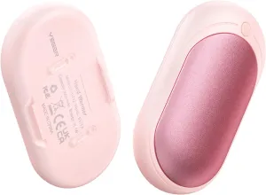 Hand Warmers Rechargeable, VEGER 2 Pack Electric Rechargeable Hand Warmers, Portable Pocket Heater for Christmas, Indoor, Outdoor, Sports, Winter Essentials, Cold Days Must Have