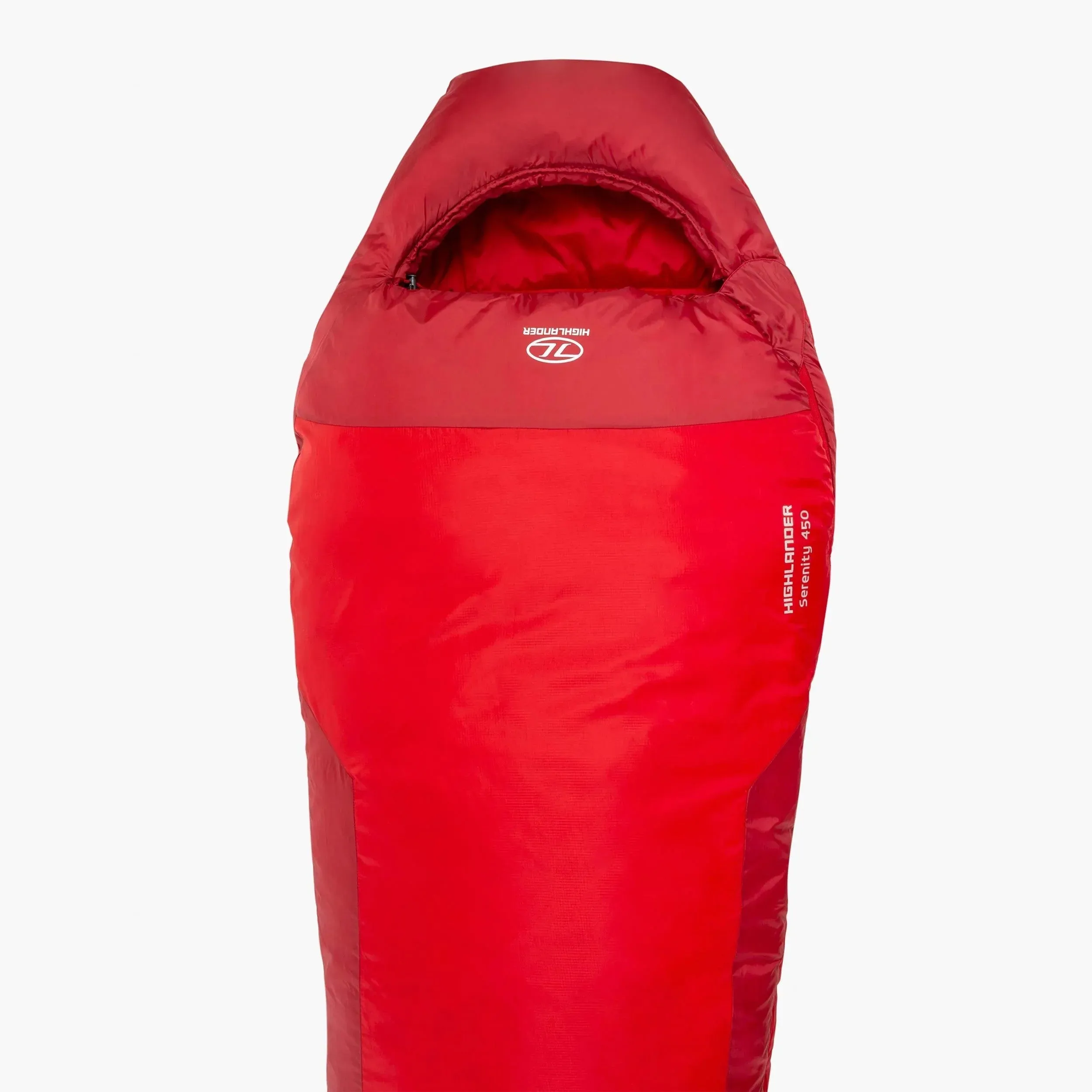 Highlander Serenity 450 Mummy Sleeping Bag-RED
