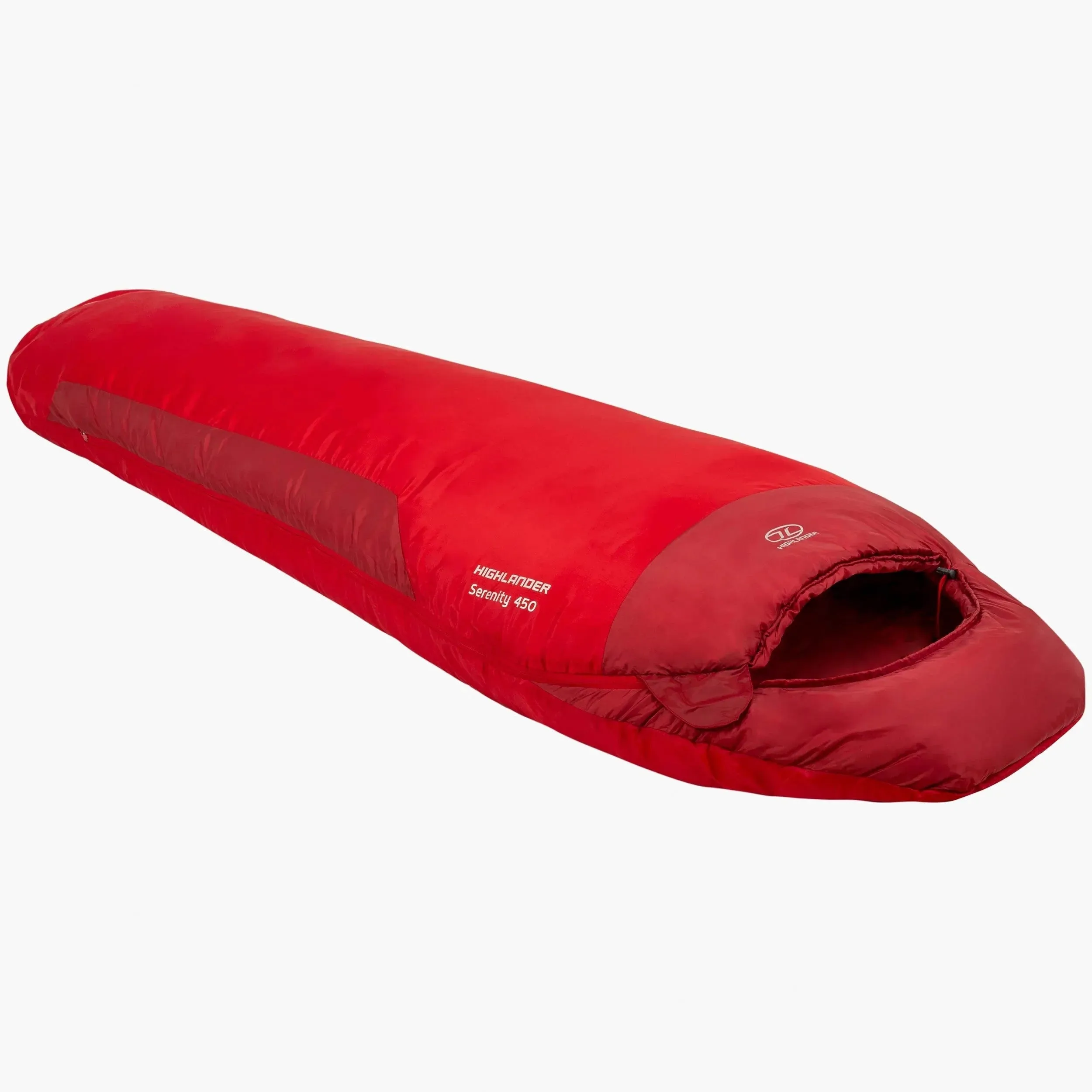 Highlander Serenity 450 Mummy Sleeping Bag-RED