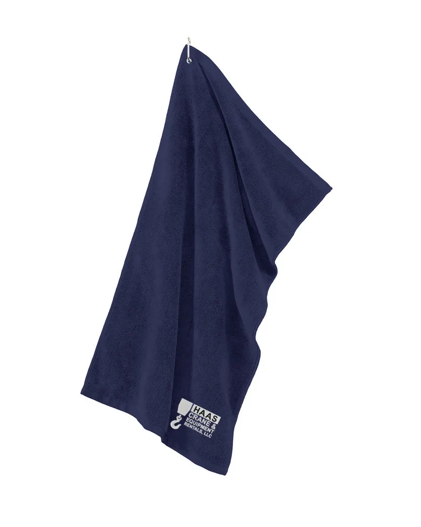 HME GC - Port Authority Grommeted Microfiber Golf Towel - TW530