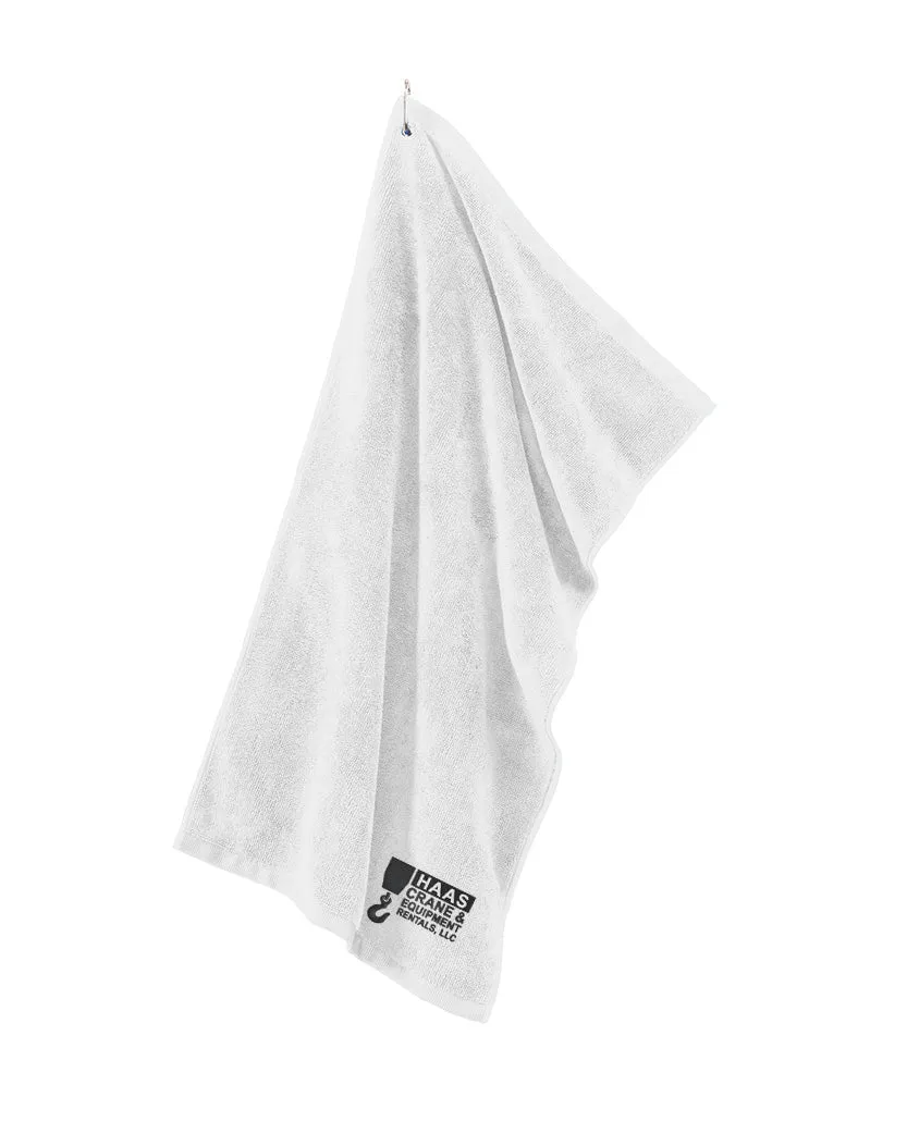 HME GC - Port Authority Grommeted Microfiber Golf Towel - TW530