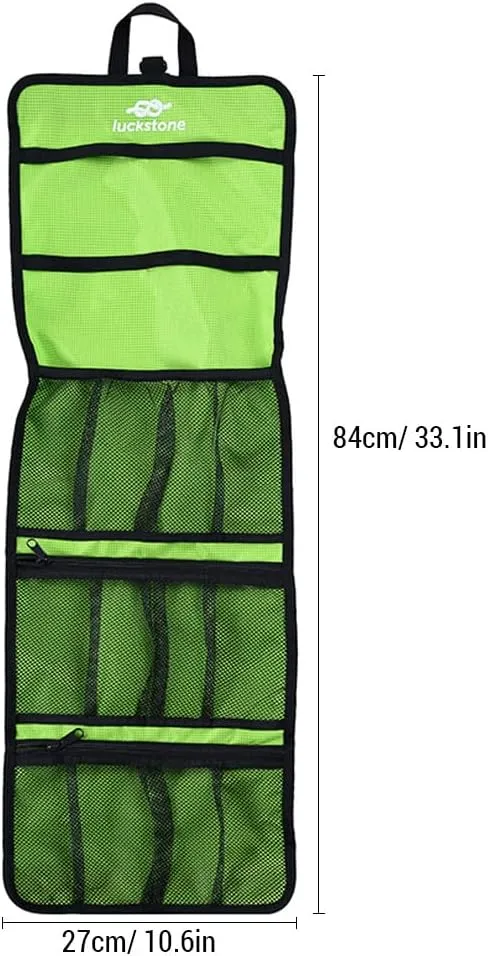 HXBER Climbing Quickdraw Hanging Storage Bag Climbing Gear Organizer Bag Small Tools Organizer Pouch