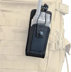 HYS Radio Holster MOLLE Pouch, Universal Walkie Talkie Holster Holder for Police Molle Vest, Walkie Talkies Nylon Holster