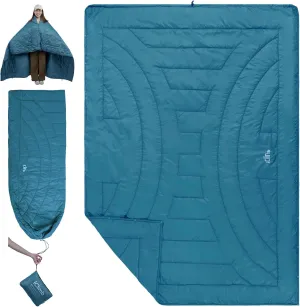 iClimb 3M Thinsulate Insulation Warm Camping Blanket Ultralight Compact (Blue)
