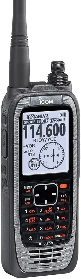 Icom IC-A25N VHF Airband Transceiver (NAV & COM channels)