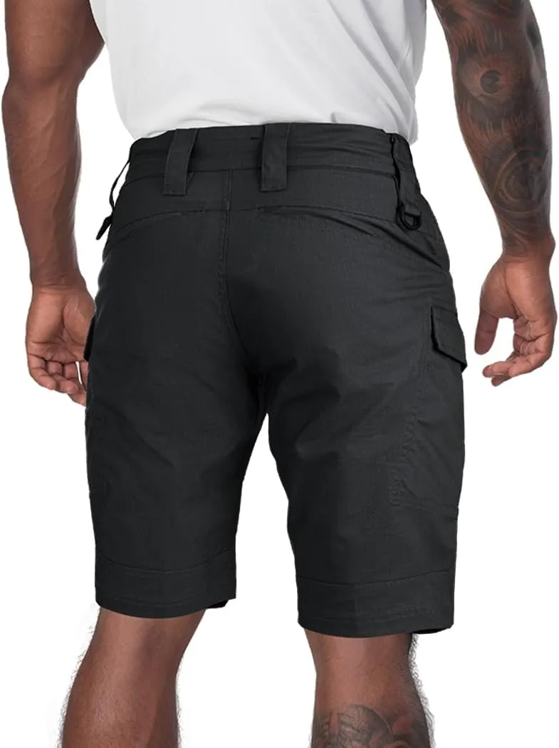 IDOGEAR Men's Tactical Cargo Shorts, Quick-Dry, Multipocket, Lightweight, Breathable, Camo, Summer Hiking, Fishing, Cycling