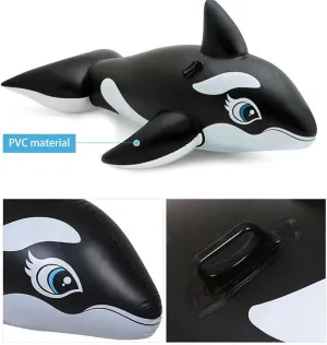 Inflatable Floating Lounger for Adults Whale-Shaped - Heavy-Duty PVC Pool Float, Quick Inflation Valve & Leak-Proof Design Oversized Beach Lake Pool Party Accessories (Yodremoy