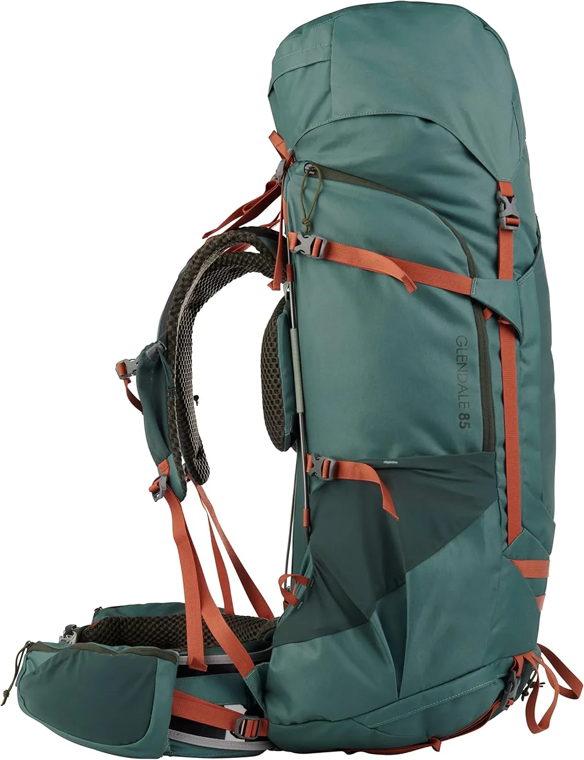Kelty Glendale 85L – 105L Multiday Backpacking and Thru Hiking Pack, Fit Plus Suspension, Shoulder Strap Pockets, Customized Fit, Long Haul Backpack, 2023 (Duck Green, 85L)