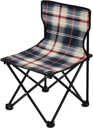 Kigai Folding Camping Chair Heavy Duty Chair Ultralight Compact Portable Beach Chair for Outdoor Camp, Hiking, Travel, Beach, Sporting Event and Picnic, Blue Check
