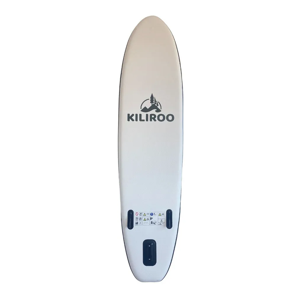 KILIROO Inflatable Stand Up Paddle Board Balanced SUP Portable Ultralight, 10.5 x 2.5 x 0.5 ft, with EVA Anti-Slip Pad  (ONLINE ONLY)