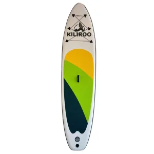 KILIROO Inflatable Stand Up Paddle Board Balanced SUP Portable Ultralight, 10.5 x 2.5 x 0.5 ft, with EVA Anti-Slip Pad  (ONLINE ONLY)