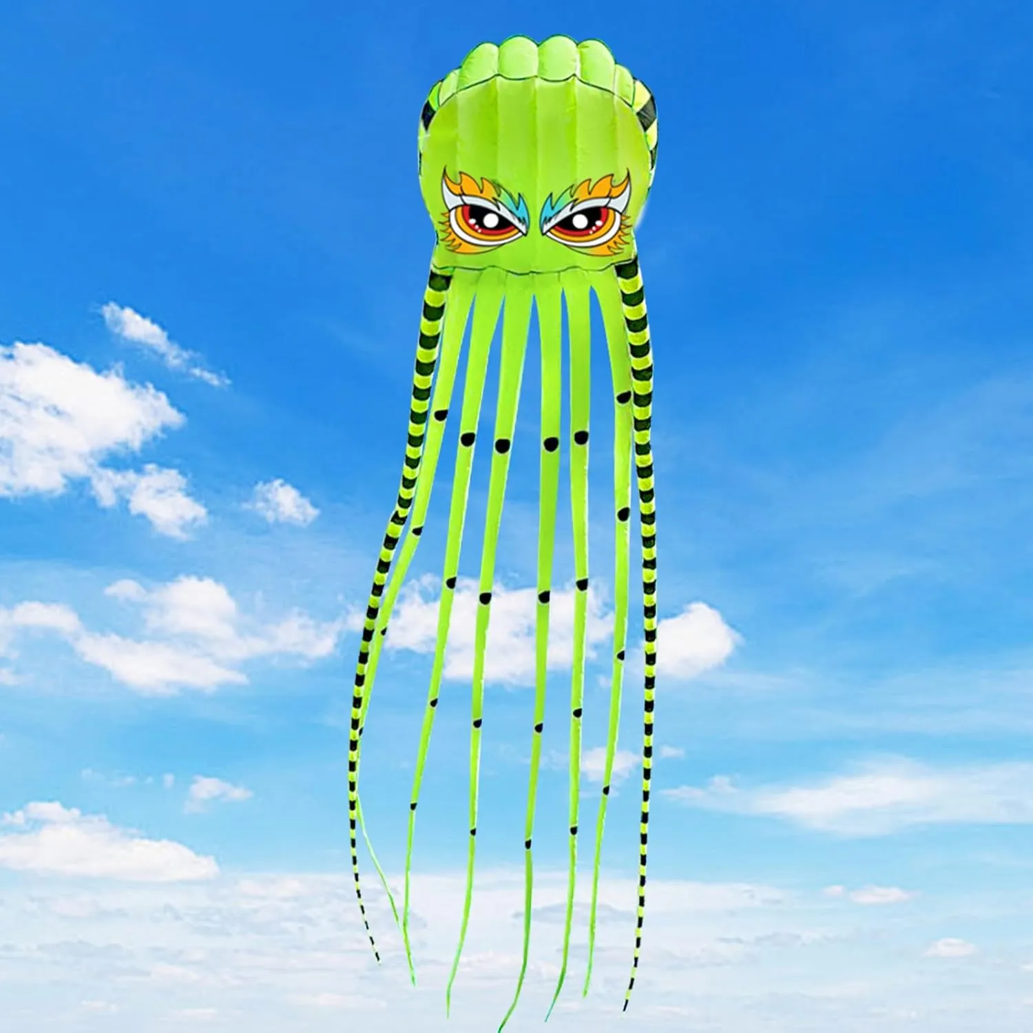 Kites for Adults Giant Octopus Kite 26ft for Outdoor Fun Large 3D Kite with Reel for Beach, Park, and Family Gatherings - Durable Design Easy to Fly