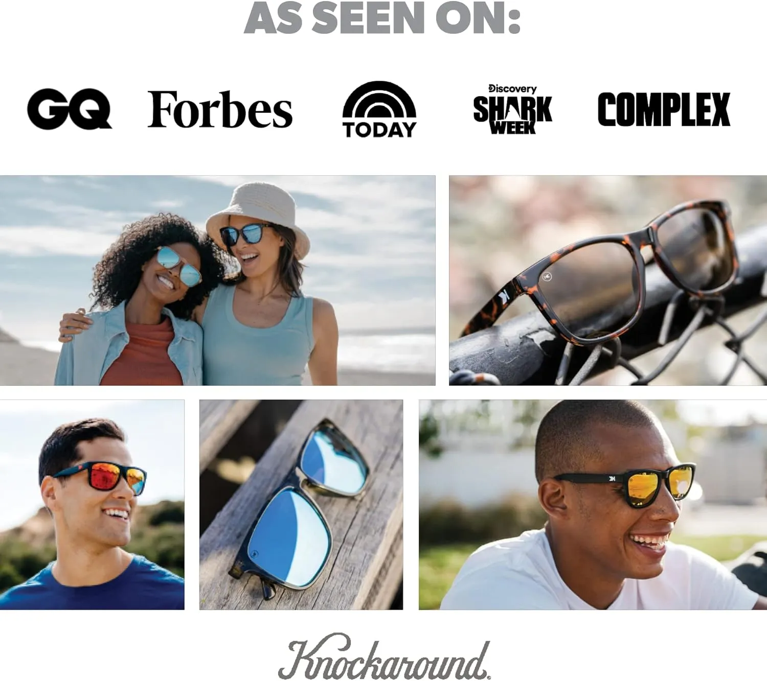 Knockaround Premiums and Sport Polarized Sunglasses for Men & Women - Impact Resistant Lenses & Full UV400 Protection