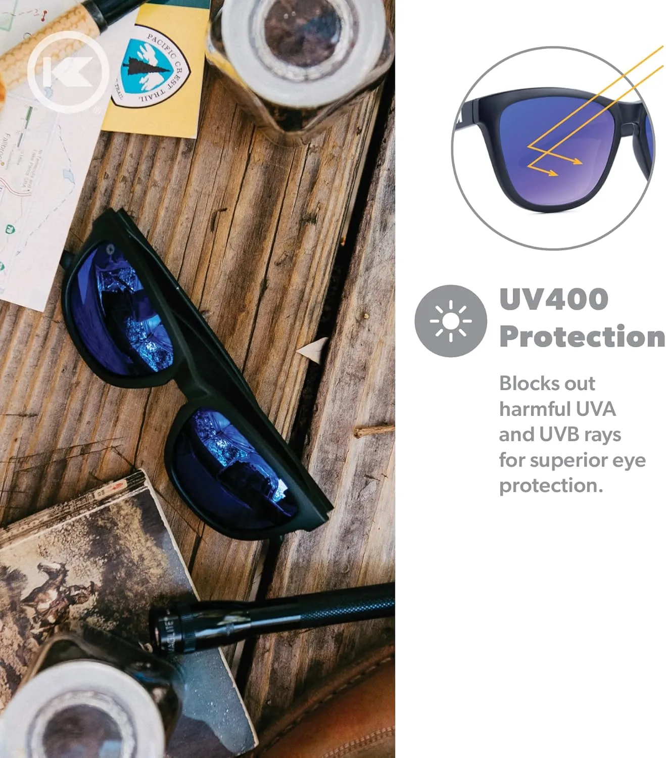 Knockaround Premiums and Sport Polarized Sunglasses for Men & Women - Impact Resistant Lenses & Full UV400 Protection