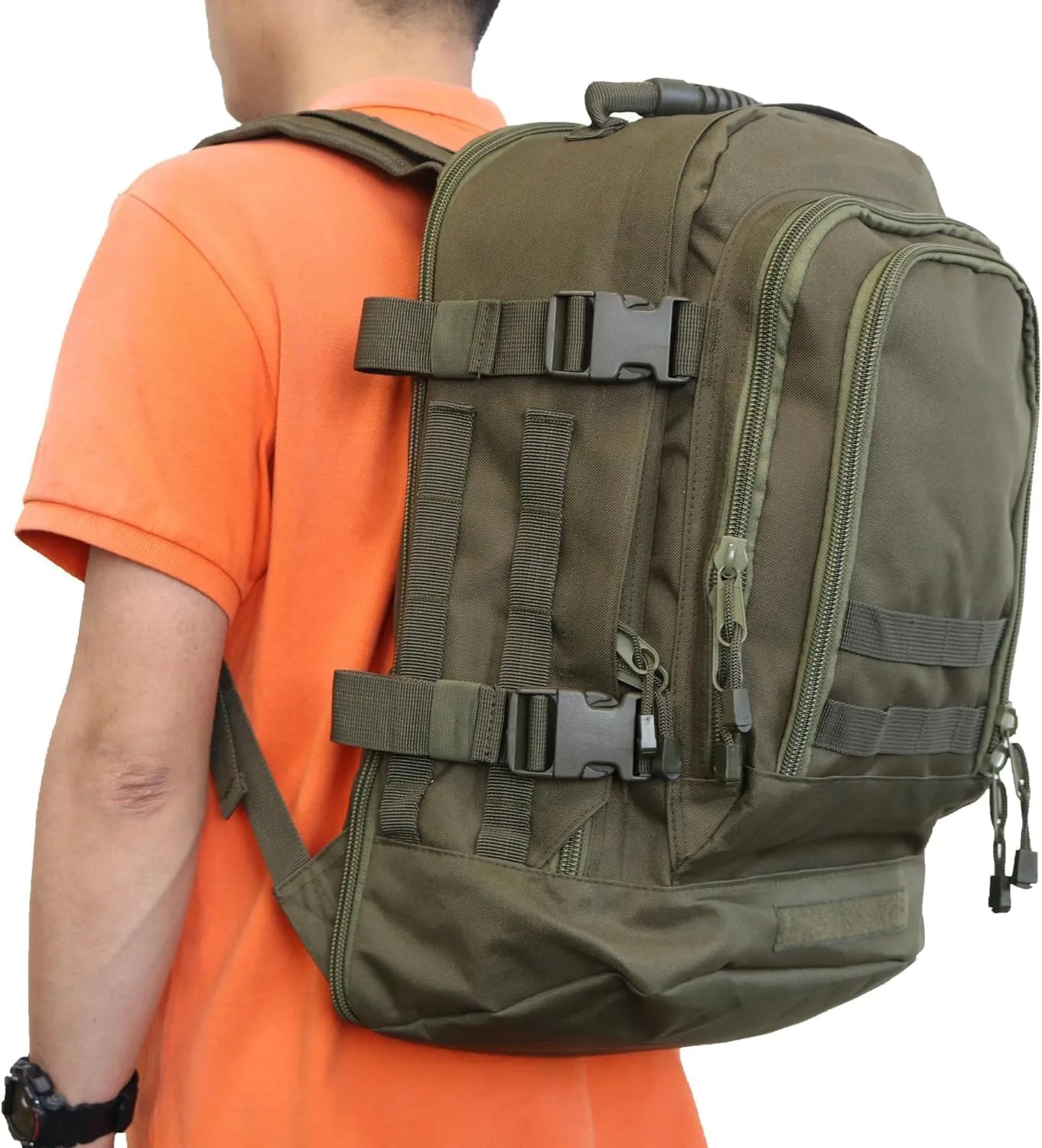 Large 3 Day Expandable 39L-64L Backpack Military Tactical Hiking Camping Daypack