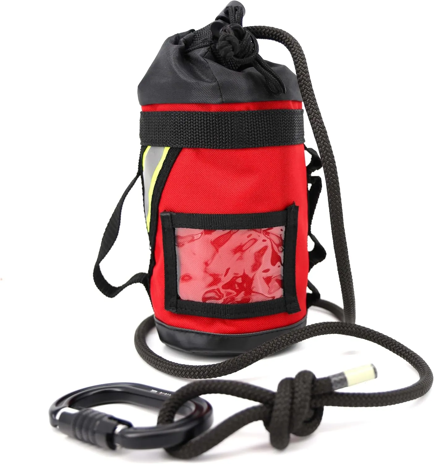 Lightning X Fire Rescue Personal Escape Rope Bag Bail Out Kit w/ 40' x 8mm Rope & Carabiner NFPA