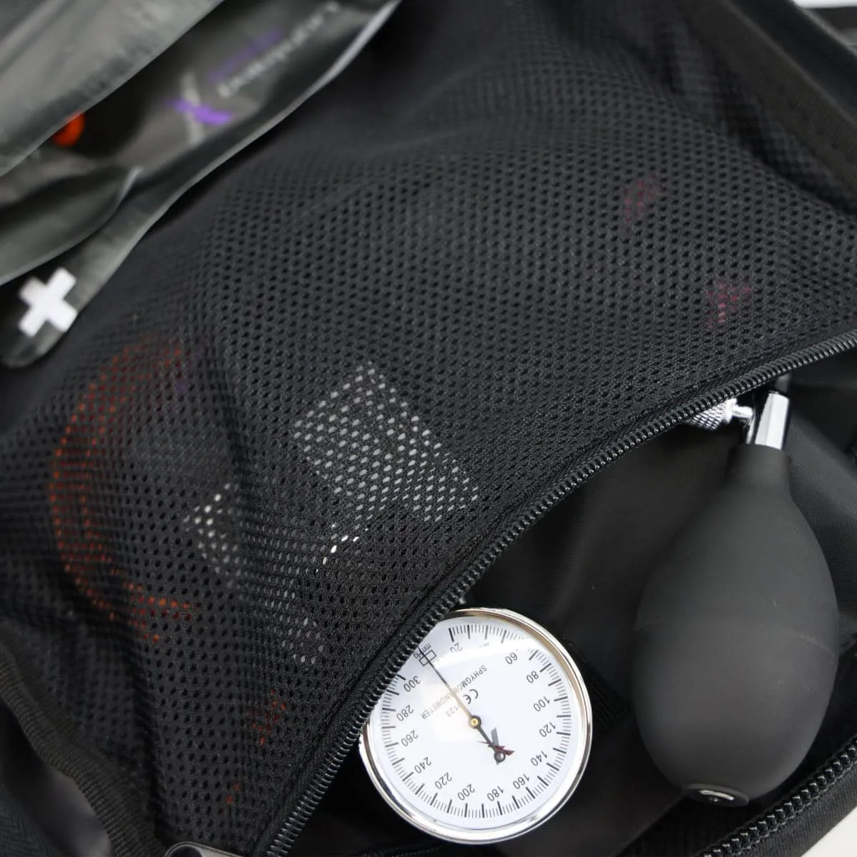 Lightning X Stocked Modular Trauma & Bleeding First Aid Responder Medical Backpack   Kit - BLACK