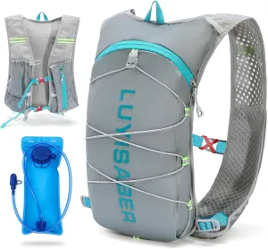 Lightweight Running Hydration Pack with 1.5L Bladder for Men,Women,Hiking,Cycling,Huntingincl Marathoners