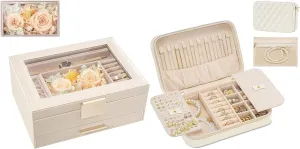 Lolalet Jewelry Organizer Bundle with Travel Jewelry Case