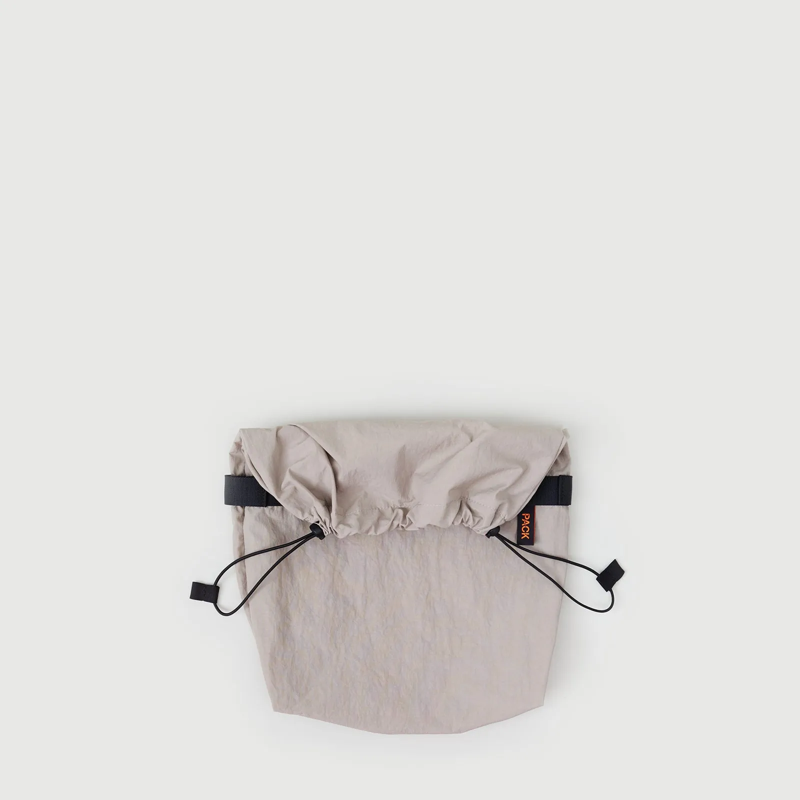 M111 DRAWSTRING POUCH MEDIUM - clay grey