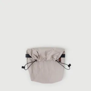 M111 DRAWSTRING POUCH MEDIUM - clay grey