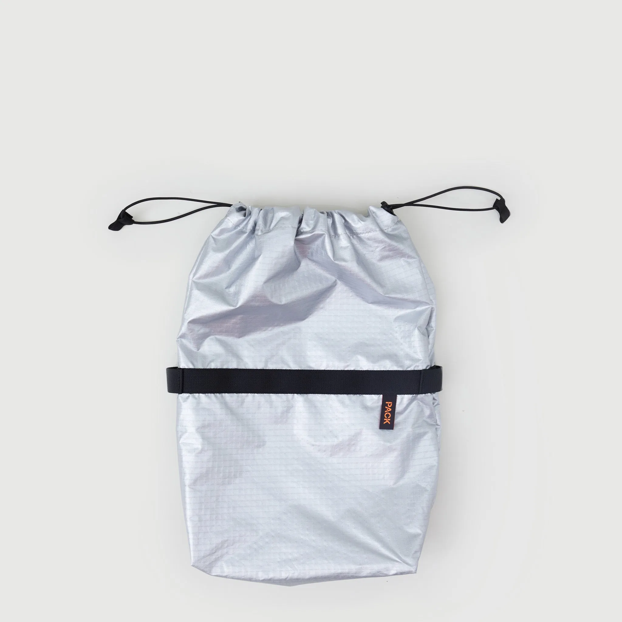 M111 DRAWSTRING POUCH MEDIUM - silver