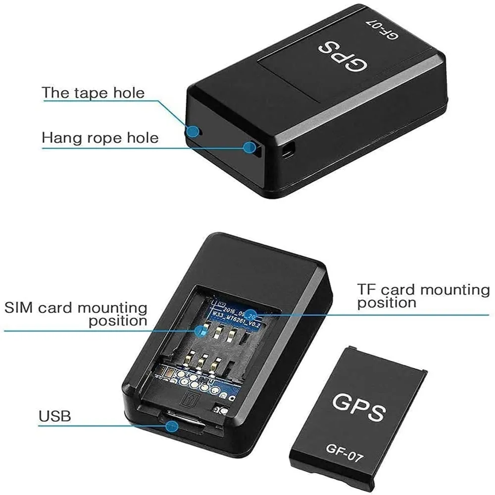 Magnetic Mini GPS - GPS Tracker for Vehicles,Real Time Car Locator Tracker GPS Tracking Device, Mini Magnetic GPS Real time Car Locator, Full USA Coverage, No Monthly Fee,for Vehicle/Car/Person Model