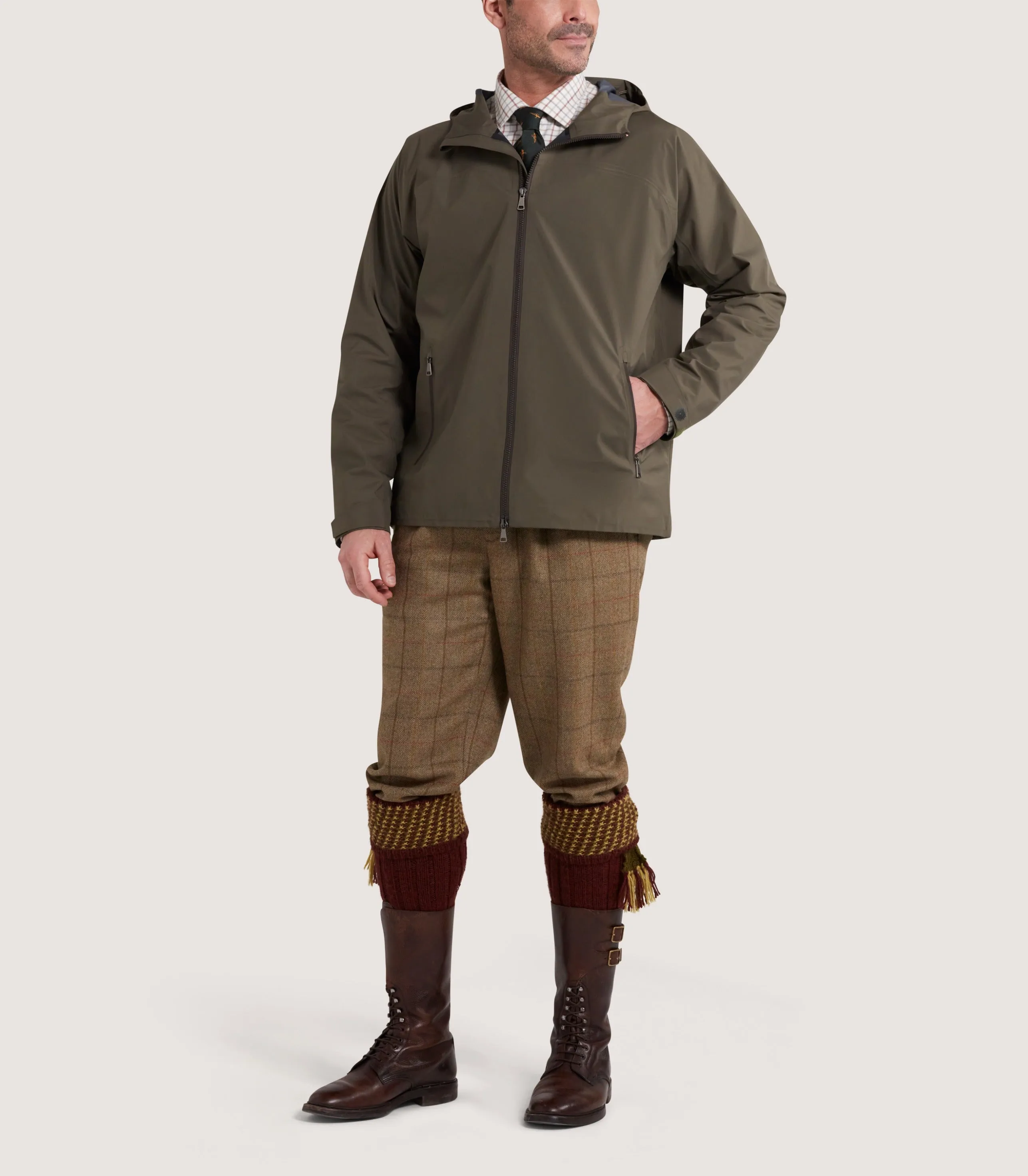 Men's Gloucestershire Lightweight Jacket in Drab