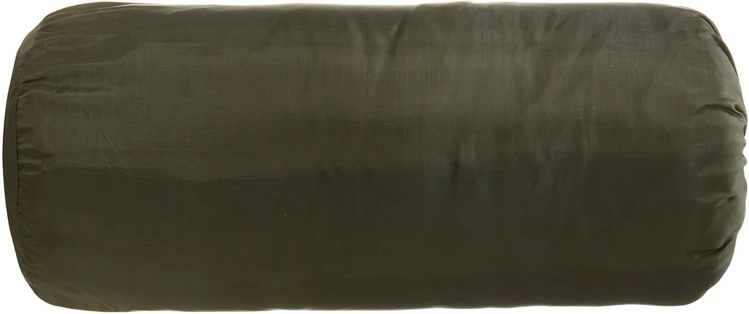 Mil-Tec Ripstop Poncho Liner - Lightweight Portable Durable Polyester Versatile Poncho Liner - Can be Used as Comforter, Blanket, Ground Mat, Sleeping Bag - Carry Bag Included - Olive Drab