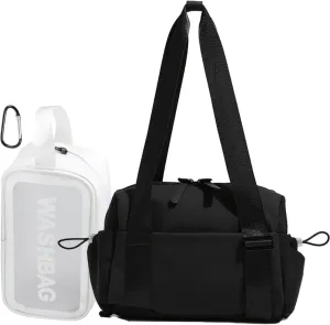 Mini Gym Bag for Women, Small Tote bag with Wet Compartment and Toiletry Bag for Yoga, Pilates, Swimming