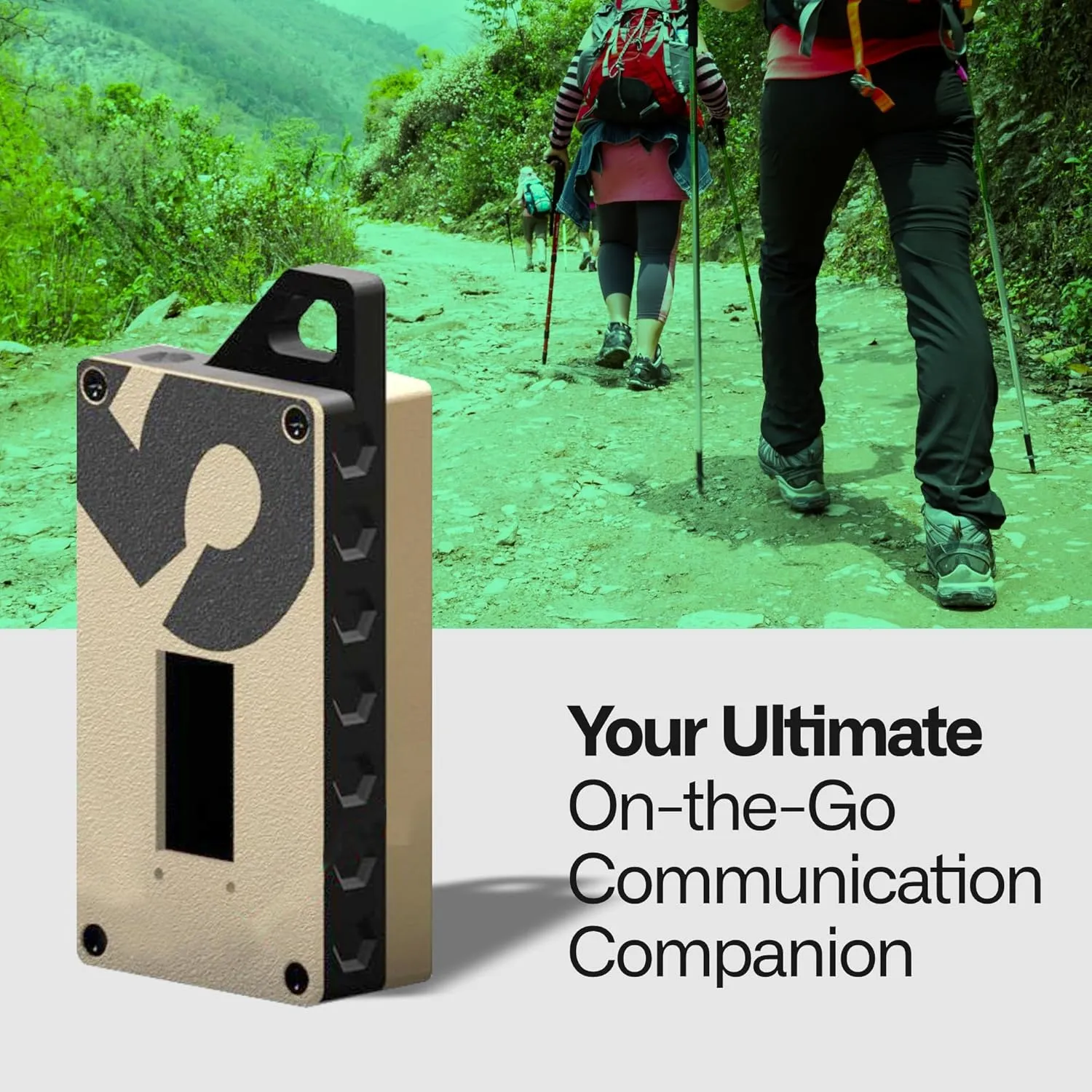 MiniTrekker LoRa Off-Grid Communicator - Compact, ATAK Enabled, 915 MHz LoRa ESP32 GPS, Mesh Connectivity, Rugged Design for Hiking, Camping, and Outdoor Adventures (Desert Sand)