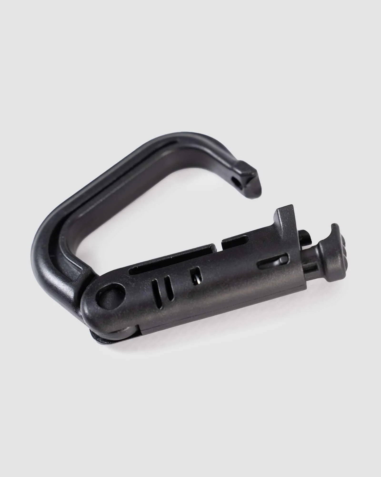 Molle D-Ring Attachment - Black - 2-Pack
