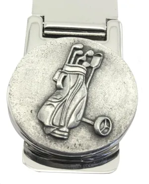 Money Clip Golf Bag Mullingar Pewter and Stainless Steel