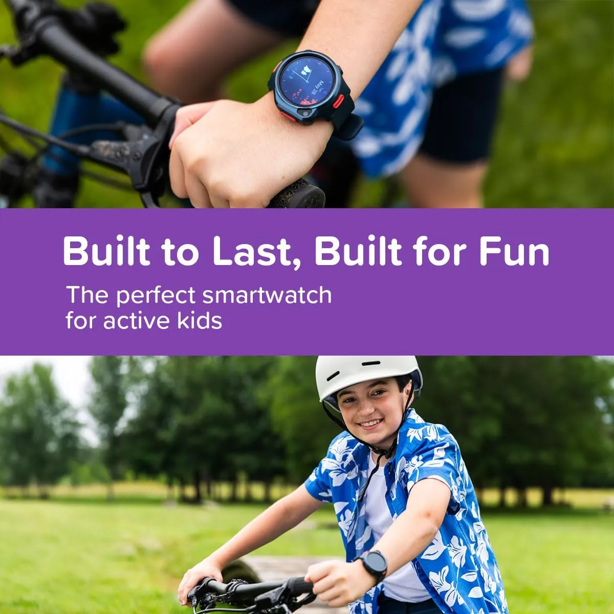 myFirst Fone R2 Kids Smartwatch with eSIM Video Calls Messaging Real-Time GPS Tracking SOS Button Safety Alerts School Mode Music Player Ages 5-12, For USA & Canada Gift for Boys & Girls (Acai Purple)