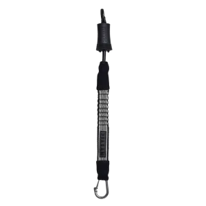 Mystic Kite Safety Leash Short-Black/White