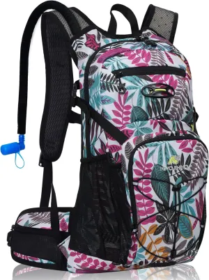 N NEVO RHINO Hydration Backpack, 18L Multipurpose Hiking Backpack with 3L Water Bladder, Water Backpack Insulated Hydration Pack Ideal for Hiking and Cycling