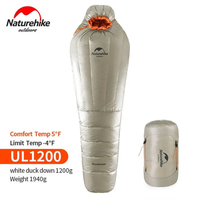 NatureHike Camping Equipment Goose Down Sleeping Bag
