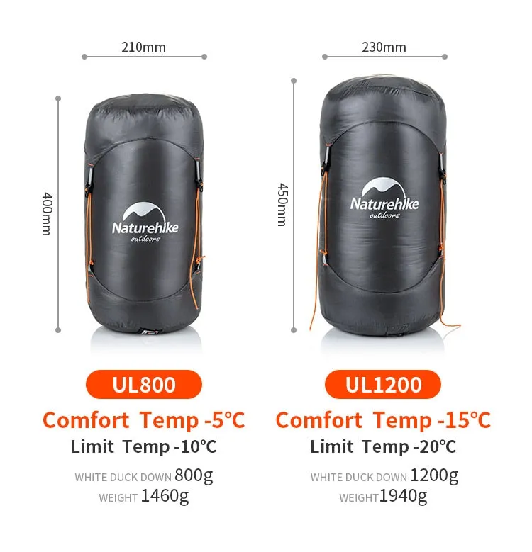 NatureHike Camping Equipment Goose Down Sleeping Bag