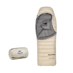 Naturehike CW700 mummy goose down sleeping Bag 700G - Khaki