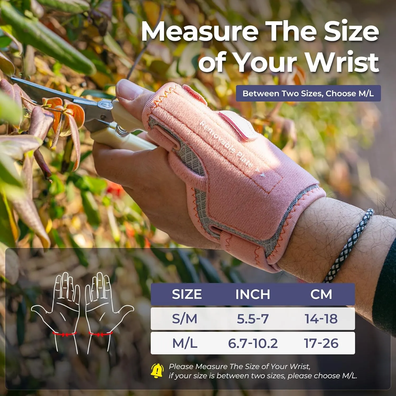 New Upgraded 2 in 1 Thumb Brace, Removable Thumb Spica Splint Left Right Hand with 3 Level Stability, Reversible Thumb Support for CMC, De Quervain’s Tendonitis, Trigger Thumb (S/M, Pink)