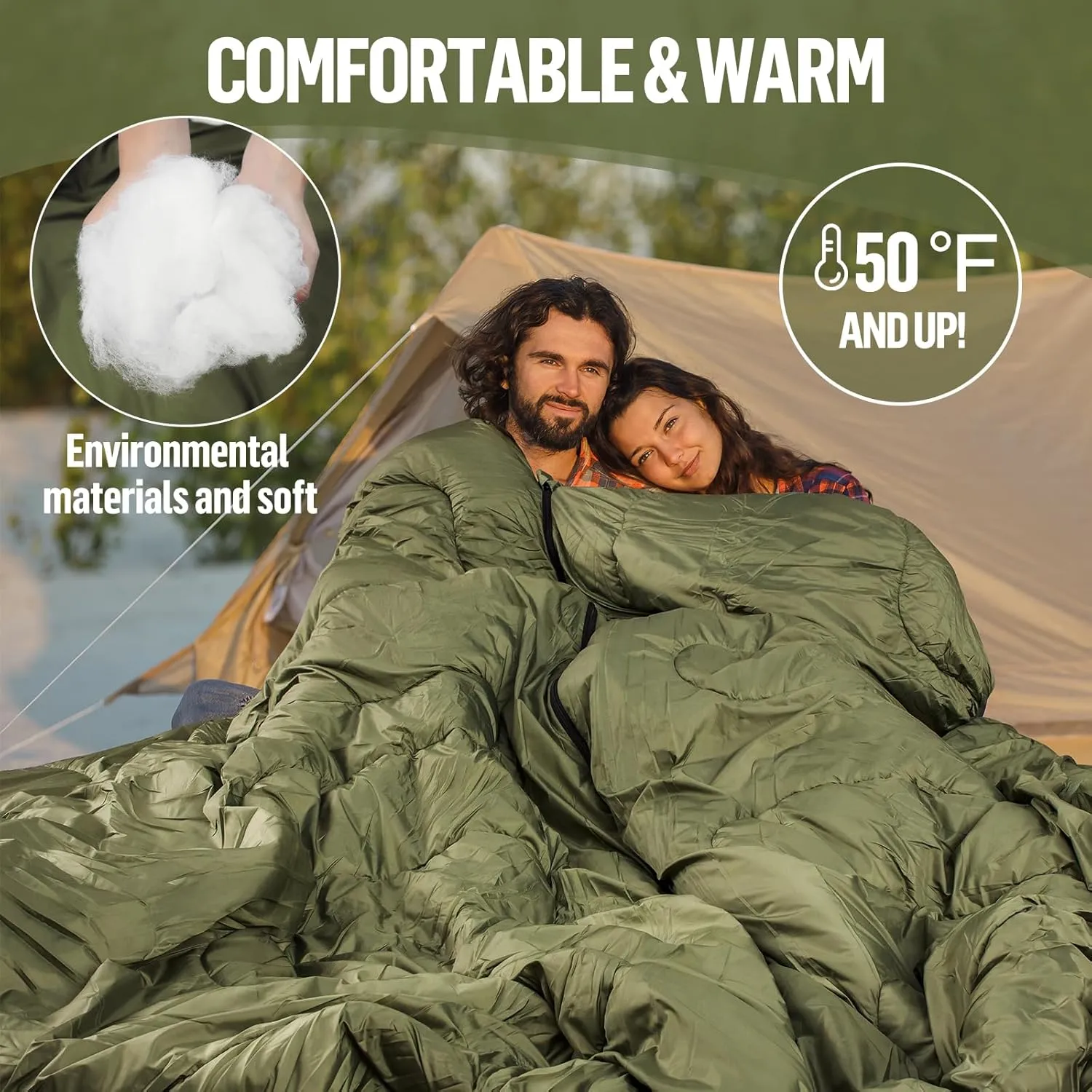 Night Cat Camping Sleeping Bag for Adults Portable Lightweight Backpacking Hiking Traveling Indoor Outdoor Temperature 5-15℃ Switch to a Quilt or Blanket