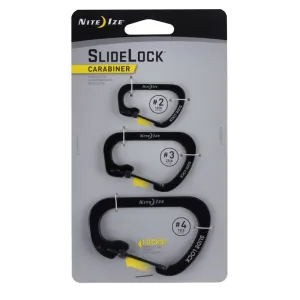 Nite Ize SlideLock Carabiner Aluminum 3-Pack