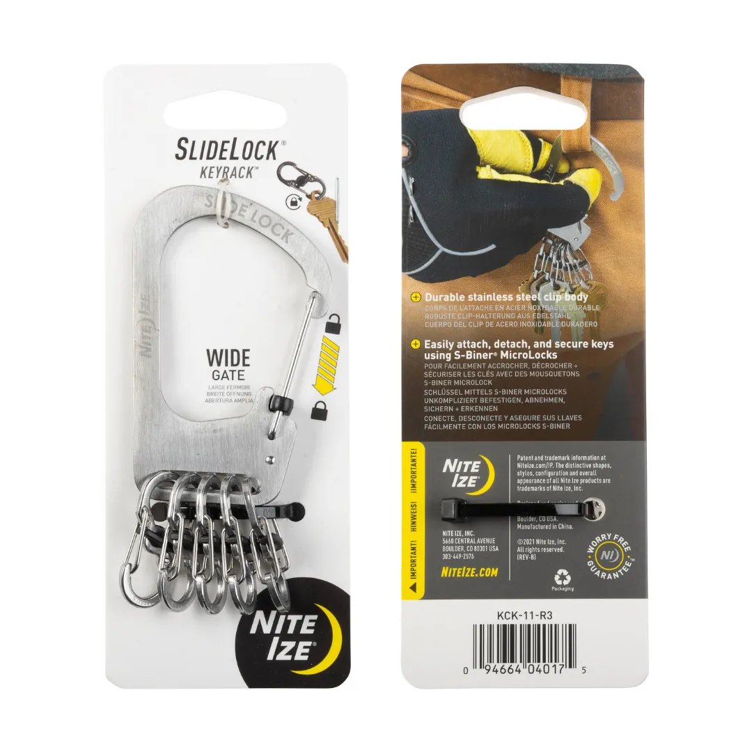 Nite Ize SlideLock® KeyRack™ Stainless Steel