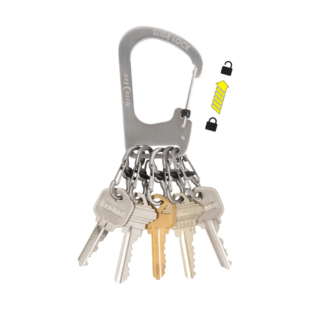 Nite Ize SlideLock® KeyRack™ Stainless Steel